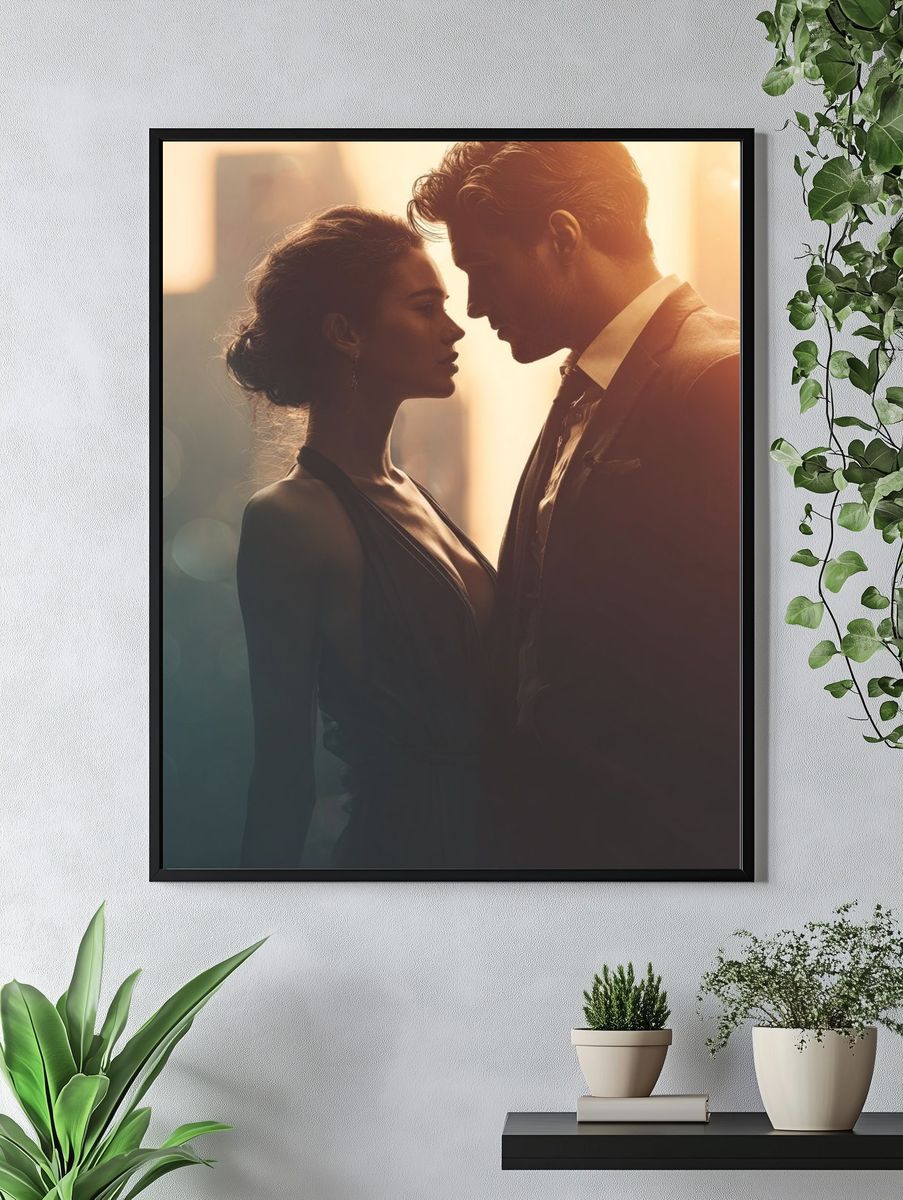 Romantic Silhouette — Fine Art Print. — room view 4