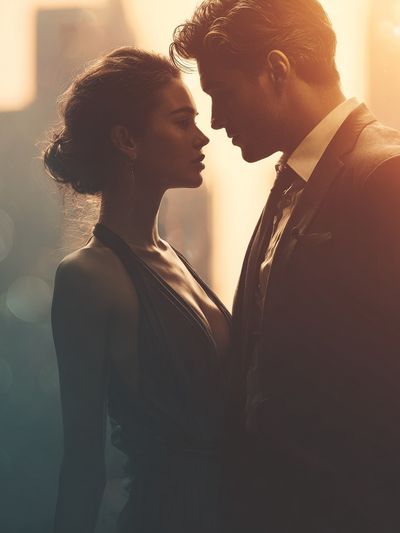Romantic Silhouette — Fine Art Print. poster print