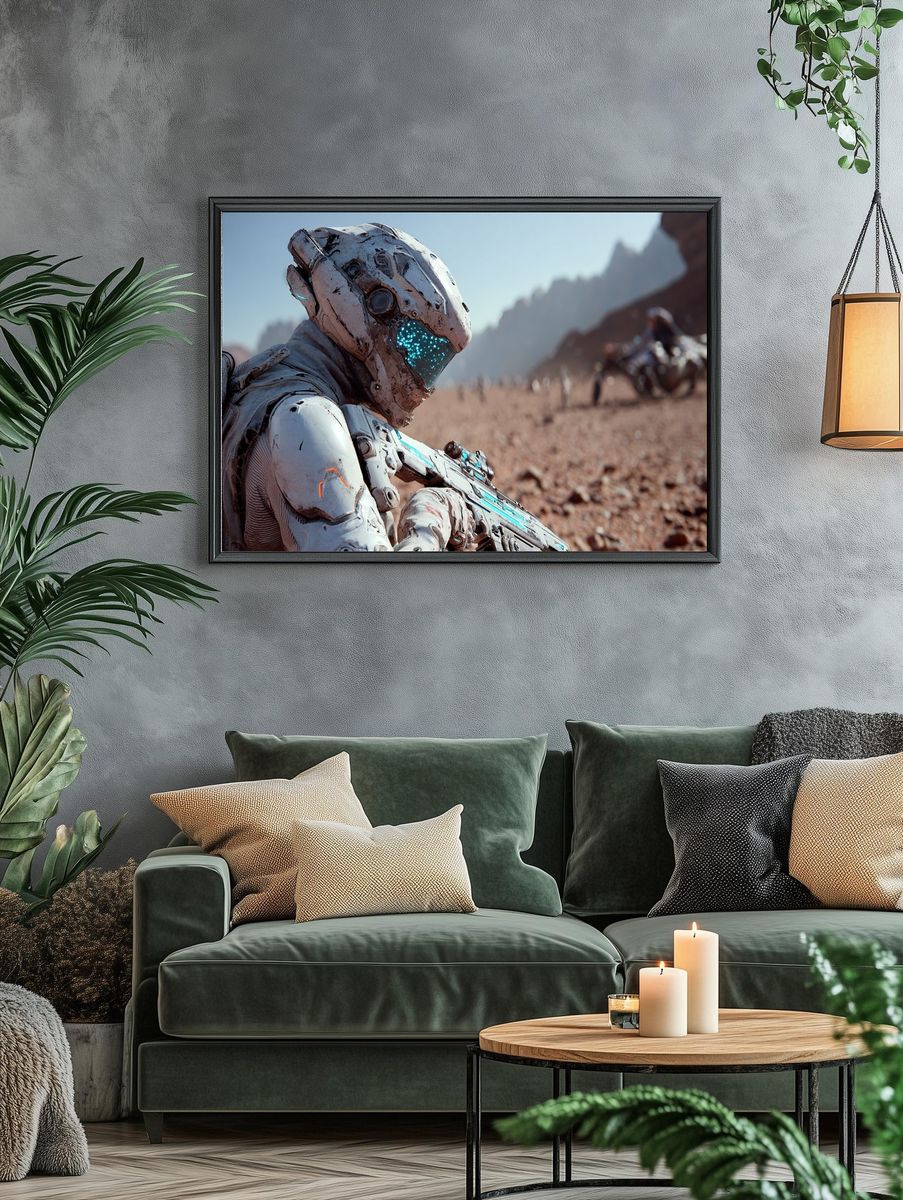 Desert Sentinel Sci-Fi Poster. — room view 4