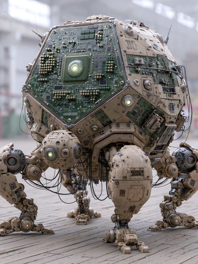 Circuit-Core Robot Poster.