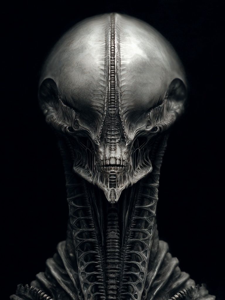 Alien Creature — Sci-Fi Print. poster detail