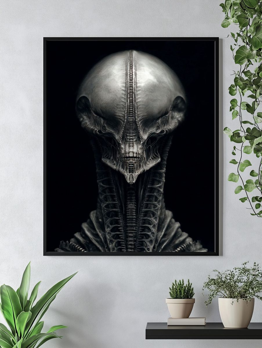 Alien Creature — Sci-Fi Print. — room view 4