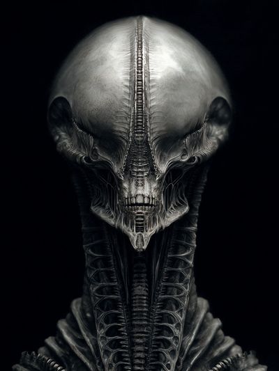 Alien Creature — Sci-Fi Print. poster