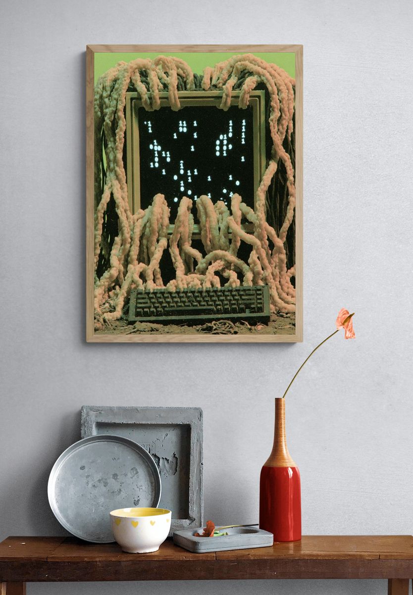 Surreal Computer Growth Poster. — room view 3