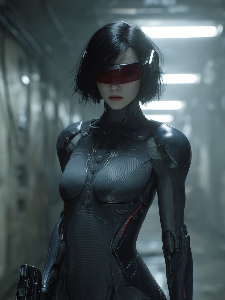 Cybernetic Warrior — Sci-Fi Print. poster — movies art