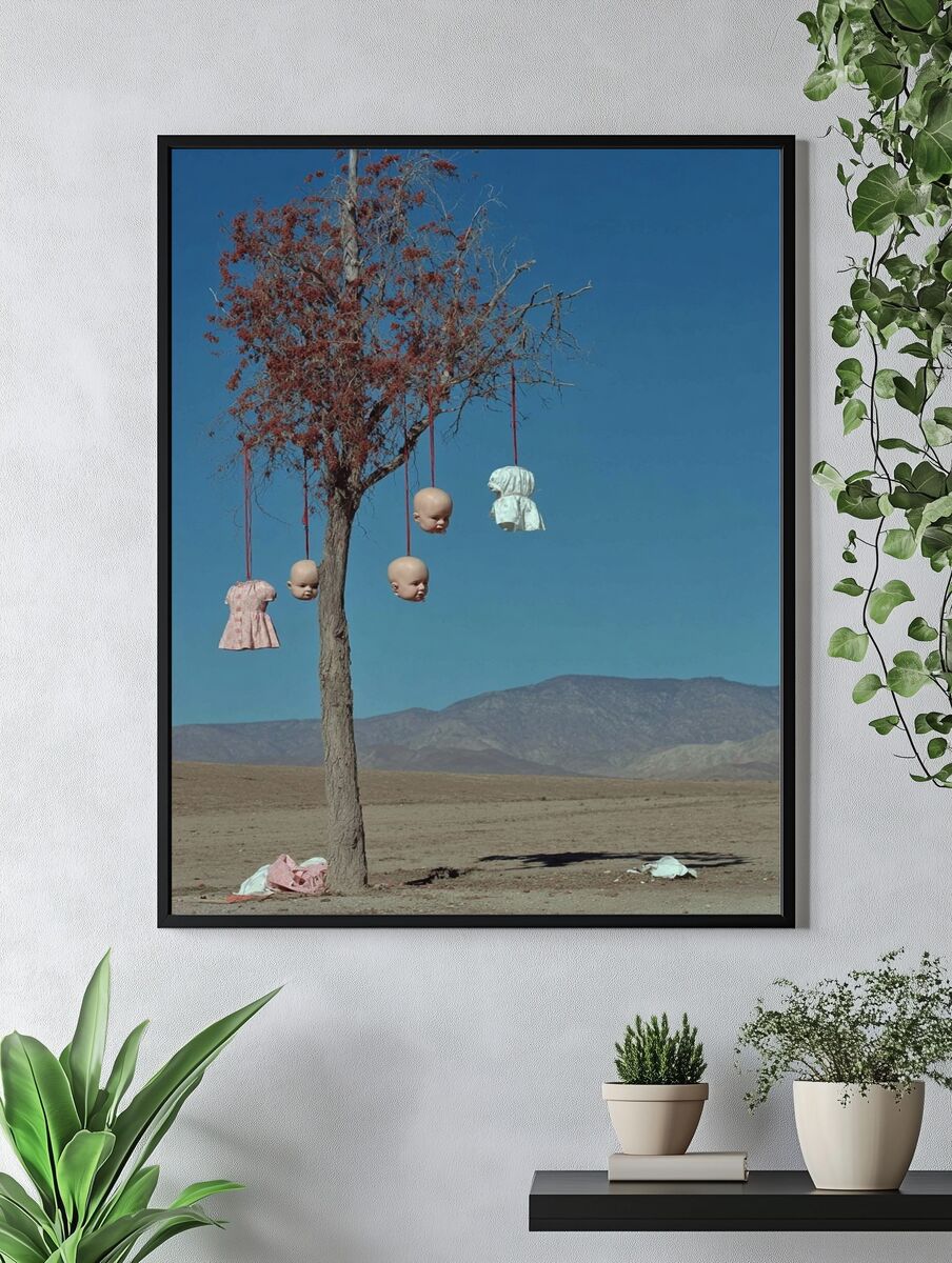 Surreal Doll Tree — Fine Art Print. — room view 4
