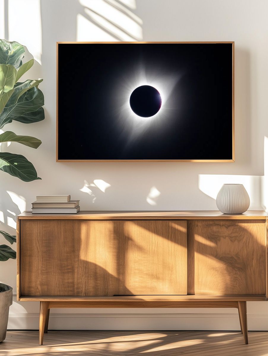 Solar Eclipse — Photography Print. — room view 3