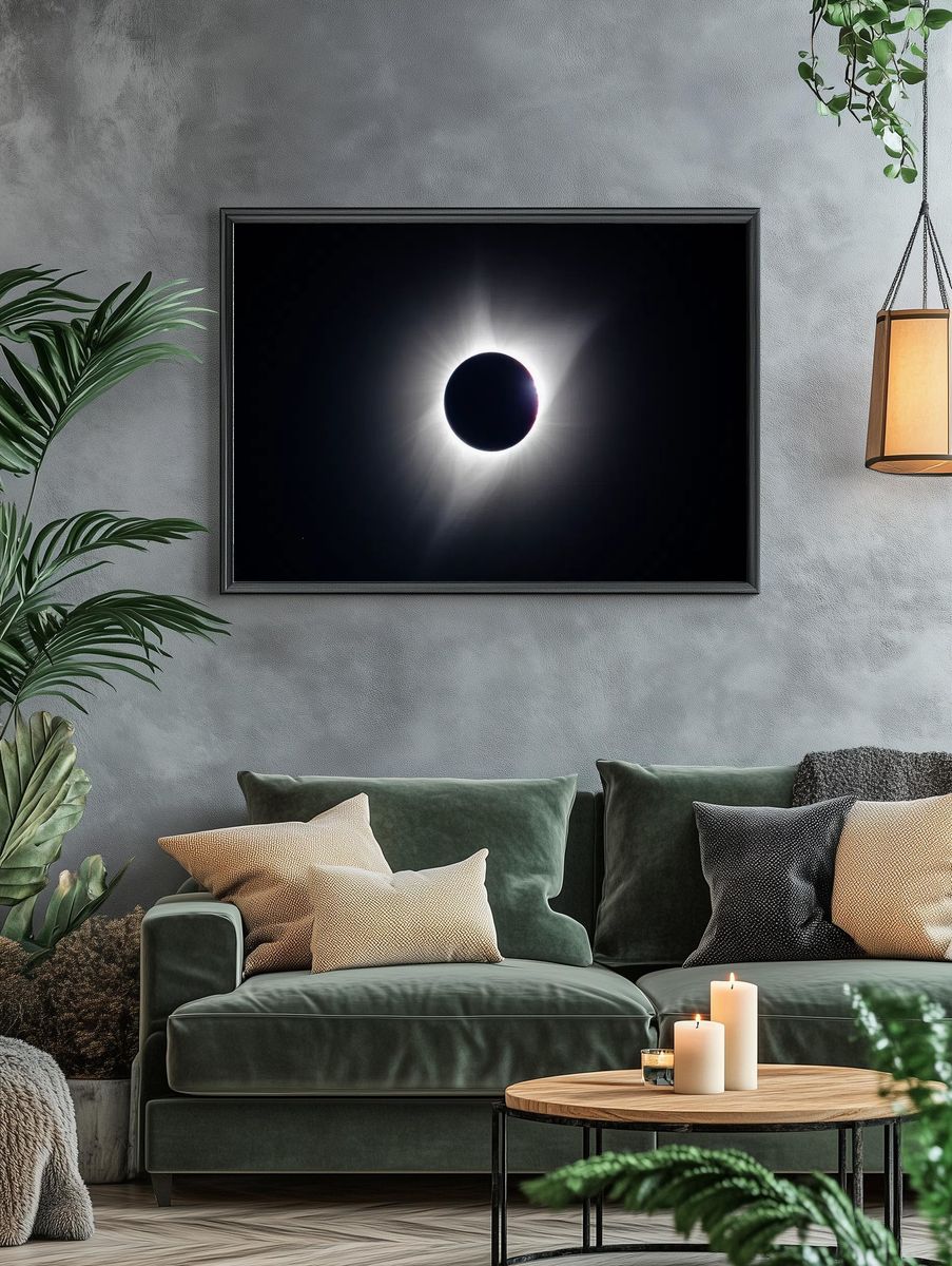 Solar Eclipse — Photography Print. — room view 4
