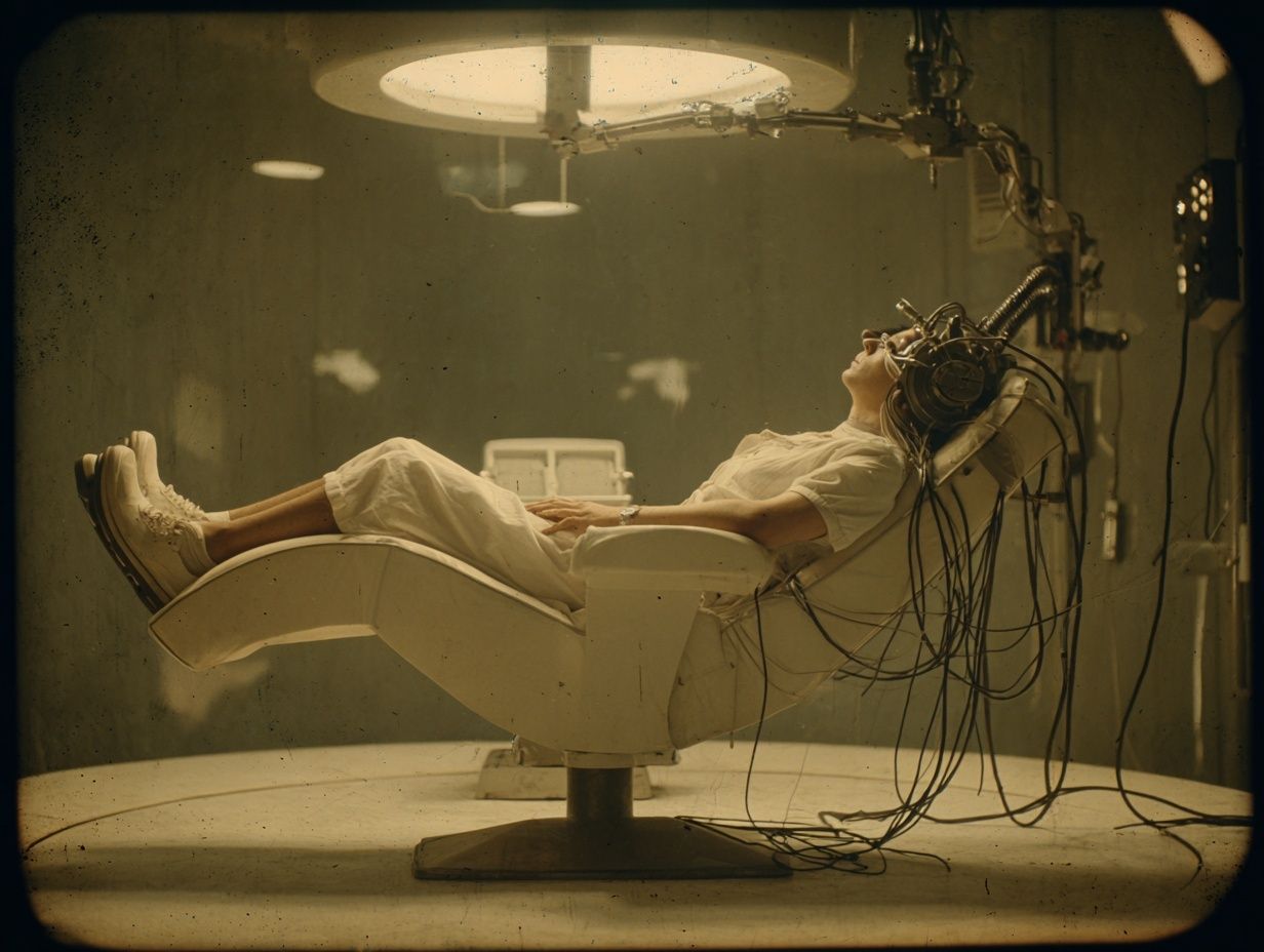 Surreal Medical Chair — Fine-Art Print. poster detail