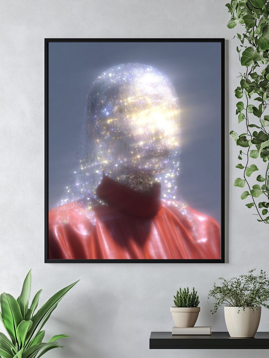 Sparkling Figure — Contemporary Print. — room view 4