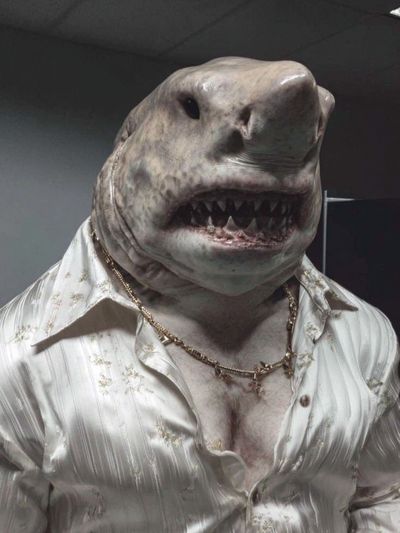 Shark Man — Funny Print.