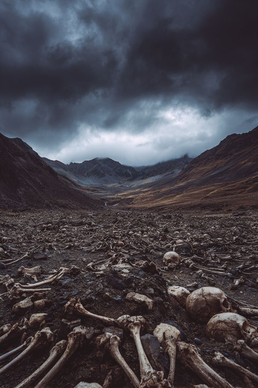 Skull Valley Storm Landscape Print. poster detail