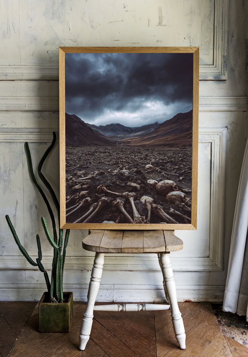 Skull Valley Storm Landscape Print. — room view 1