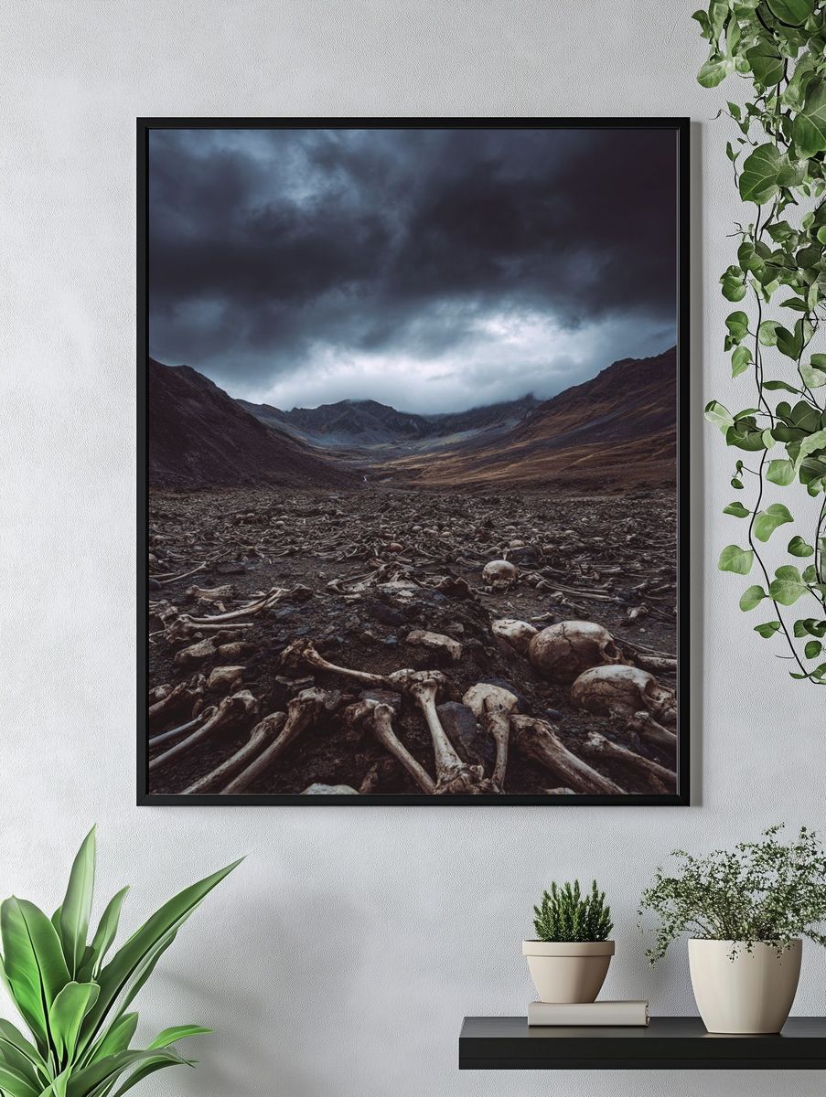Skull Valley Storm Landscape Print. — room view 4