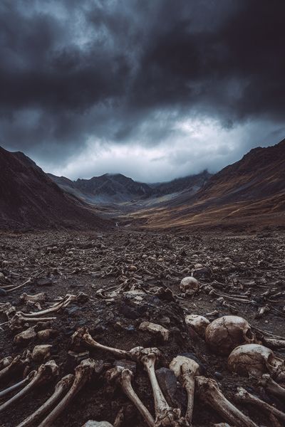 Skull Valley Storm Landscape Print. poster print