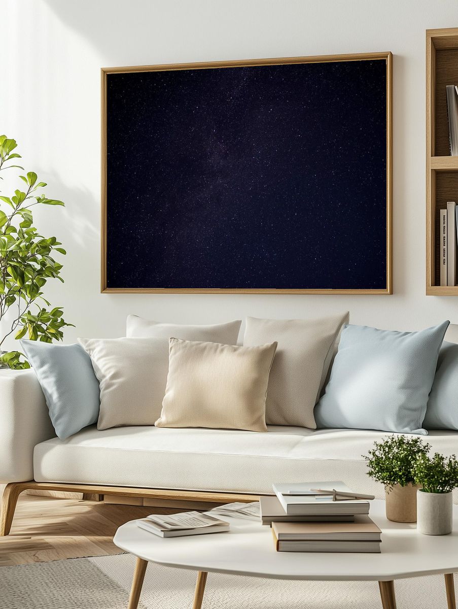 Milky way, galaxy background. Original. — room view 2