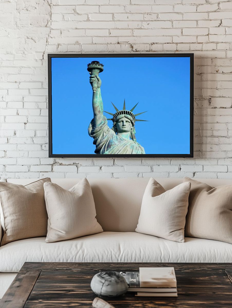 Statue of Liberty — Iconic Landmark Print. room preview