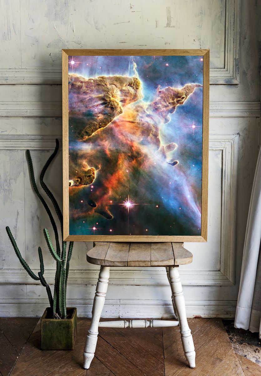 Space mobile wallpaper, iPhone background. — room view 1