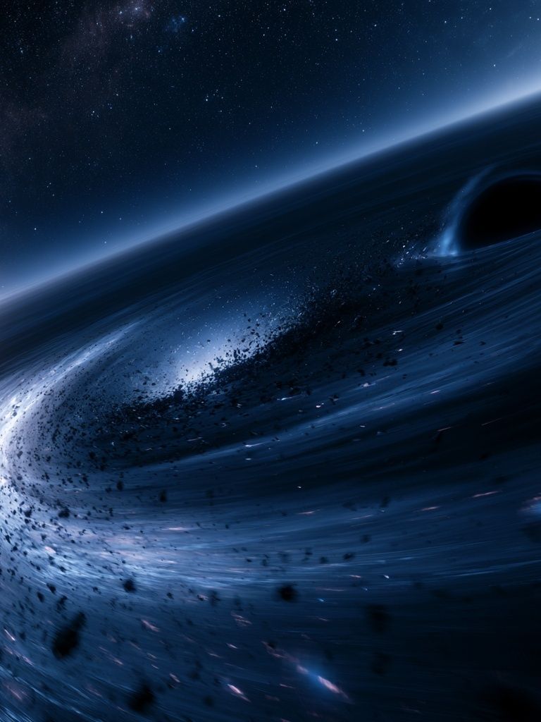 Cosmic Black Hole Space Poster. poster — space art