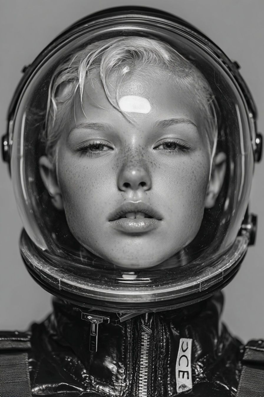 Astronaut Portrait Photography Poster. poster detail