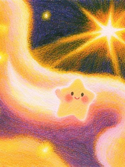 Cute Starry Space Poster.