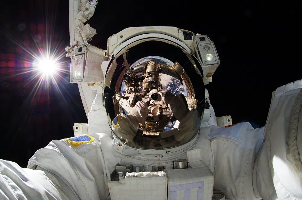 NASA astronauts space - Sept. poster detail