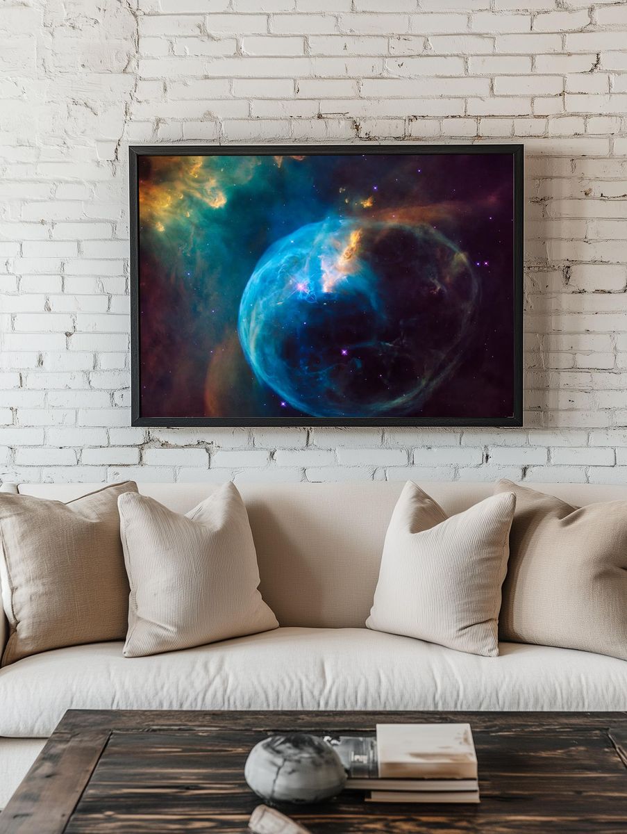 Hubble image Bubble Nebula, NGC. room preview