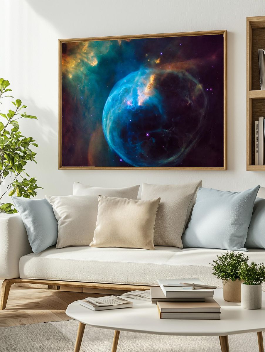 Hubble image Bubble Nebula, NGC. — room view 2