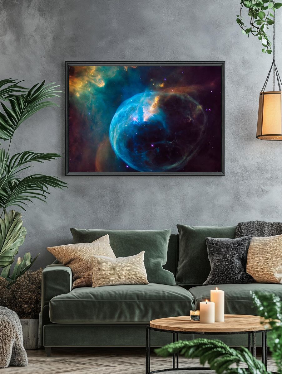 Hubble image Bubble Nebula, NGC. — room view 4