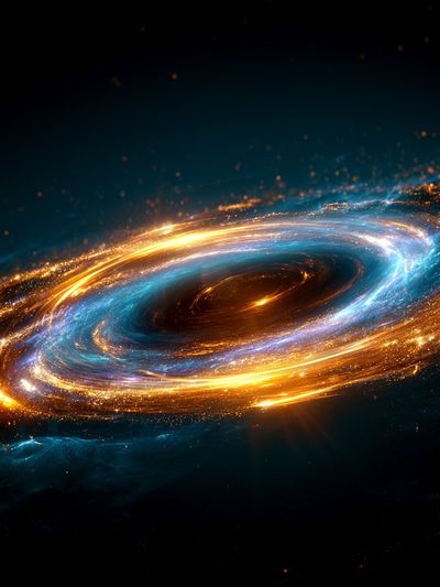 Cosmic Spiral Galaxy Print.