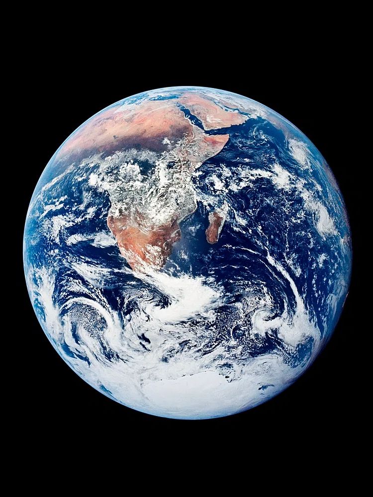 Amazing image Earth. Original NASA. poster detail