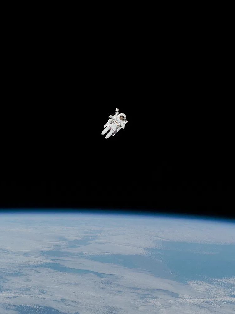 Astronaut spacesuit. poster detail