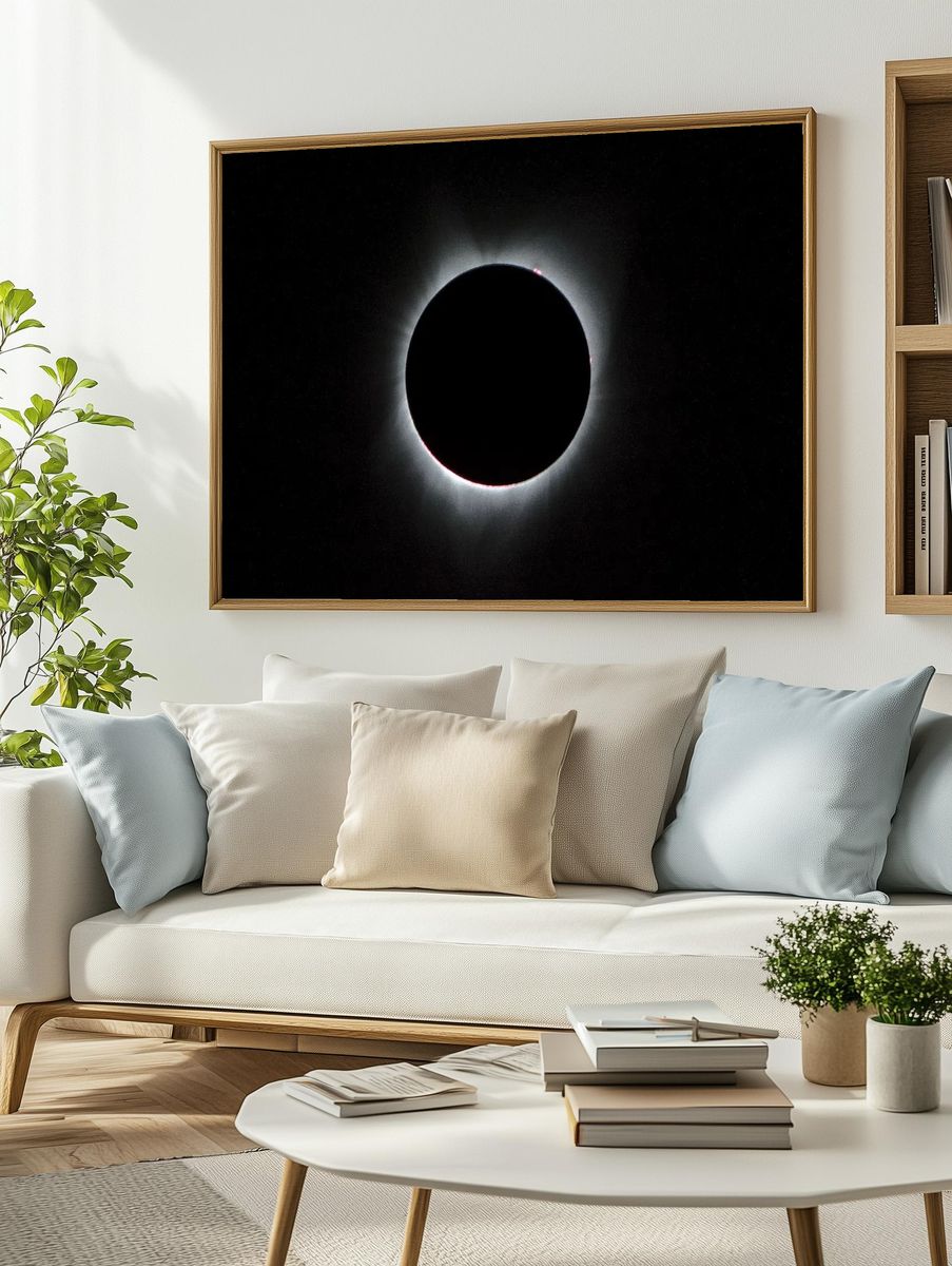 2017 Total Solar Eclipse. Original. — room view 2