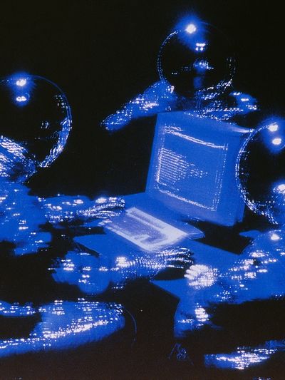 Blue Astronauts — Sci-Fi Print.