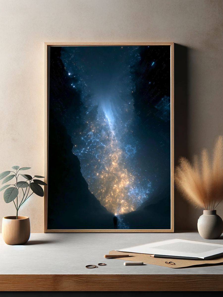 Cosmic Stargate Space Poster. — room view 2