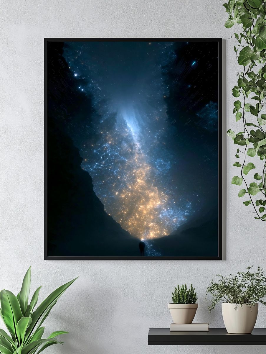 Cosmic Stargate Space Poster. — room view 4