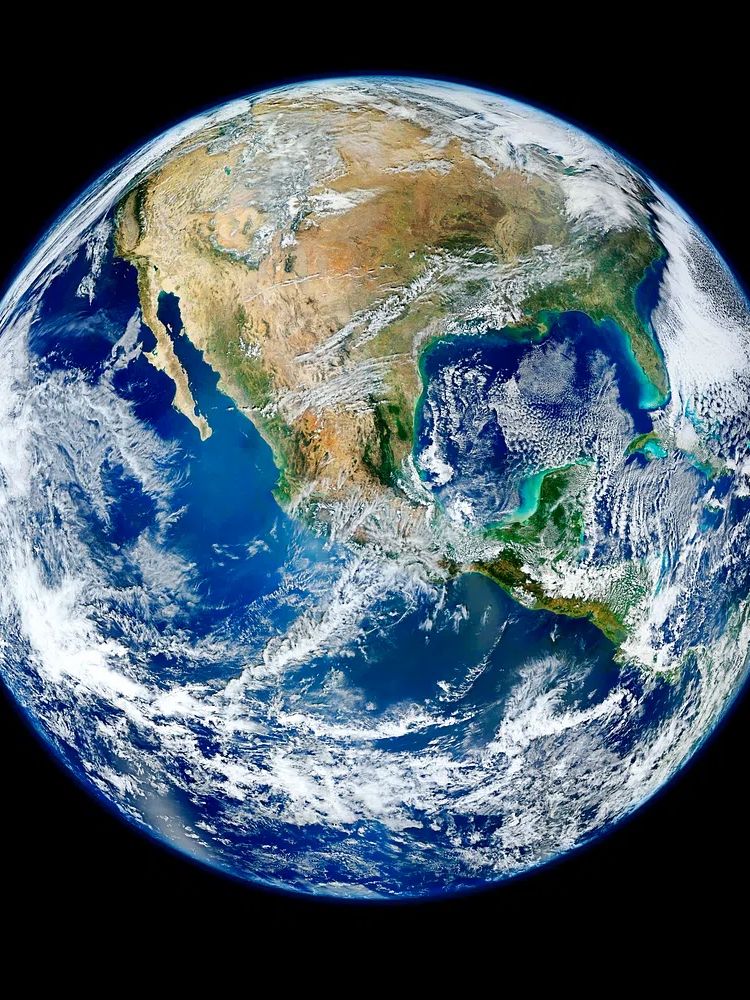 Amazing image Earth. Original NASA. poster — space art
