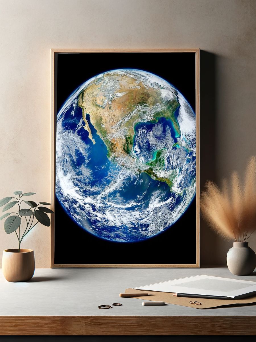 Amazing image Earth. Original NASA. — room view 2