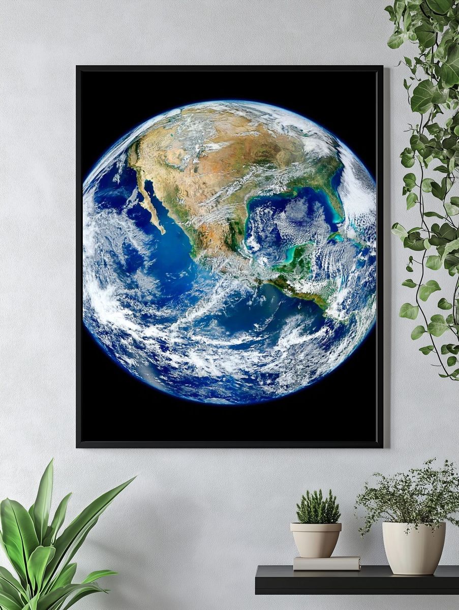 Amazing image Earth. Original NASA. — room view 4