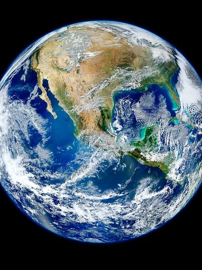 Amazing image Earth. Original NASA. poster
