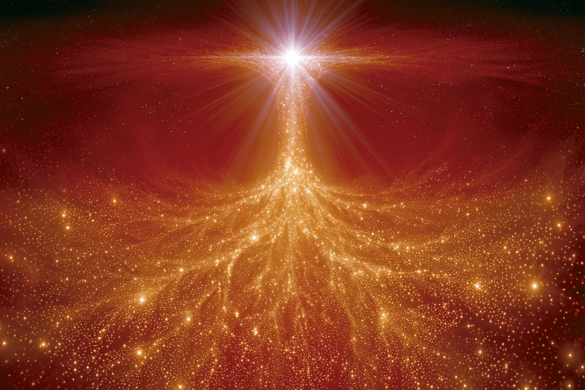 Celestial Light Burst Space Poster. poster — space art