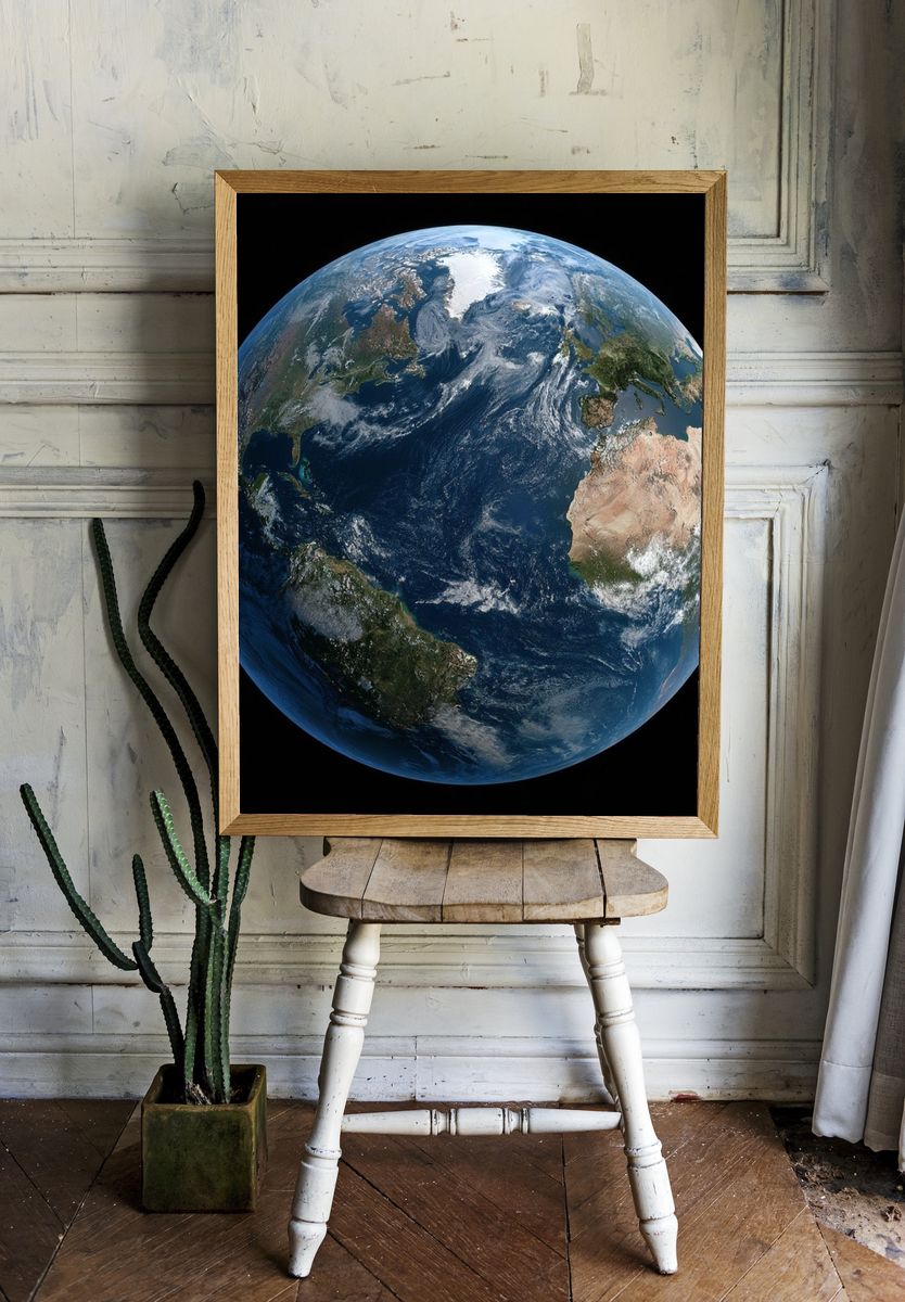 Earth from Space Photography Poster. room preview