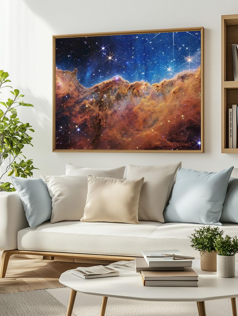 “Cosmic Cliffs” Carina Nebula NASA’s. — room view 2