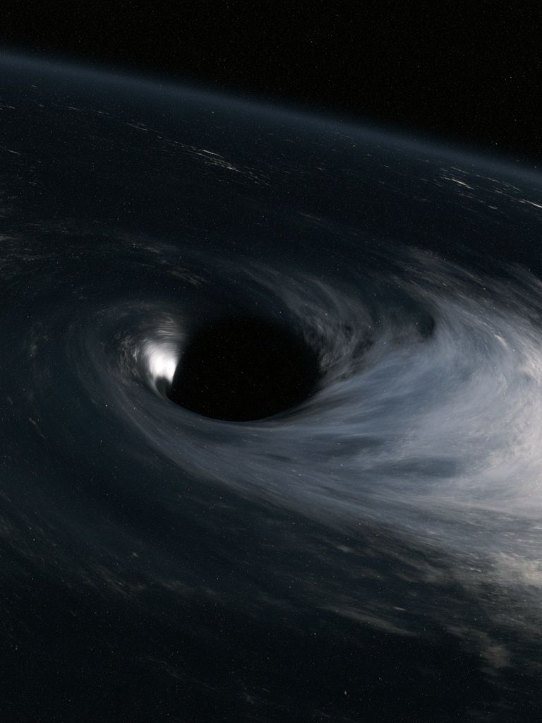 Black Hole Space Print. poster — space art