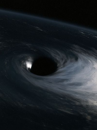 Black Hole Space Print.