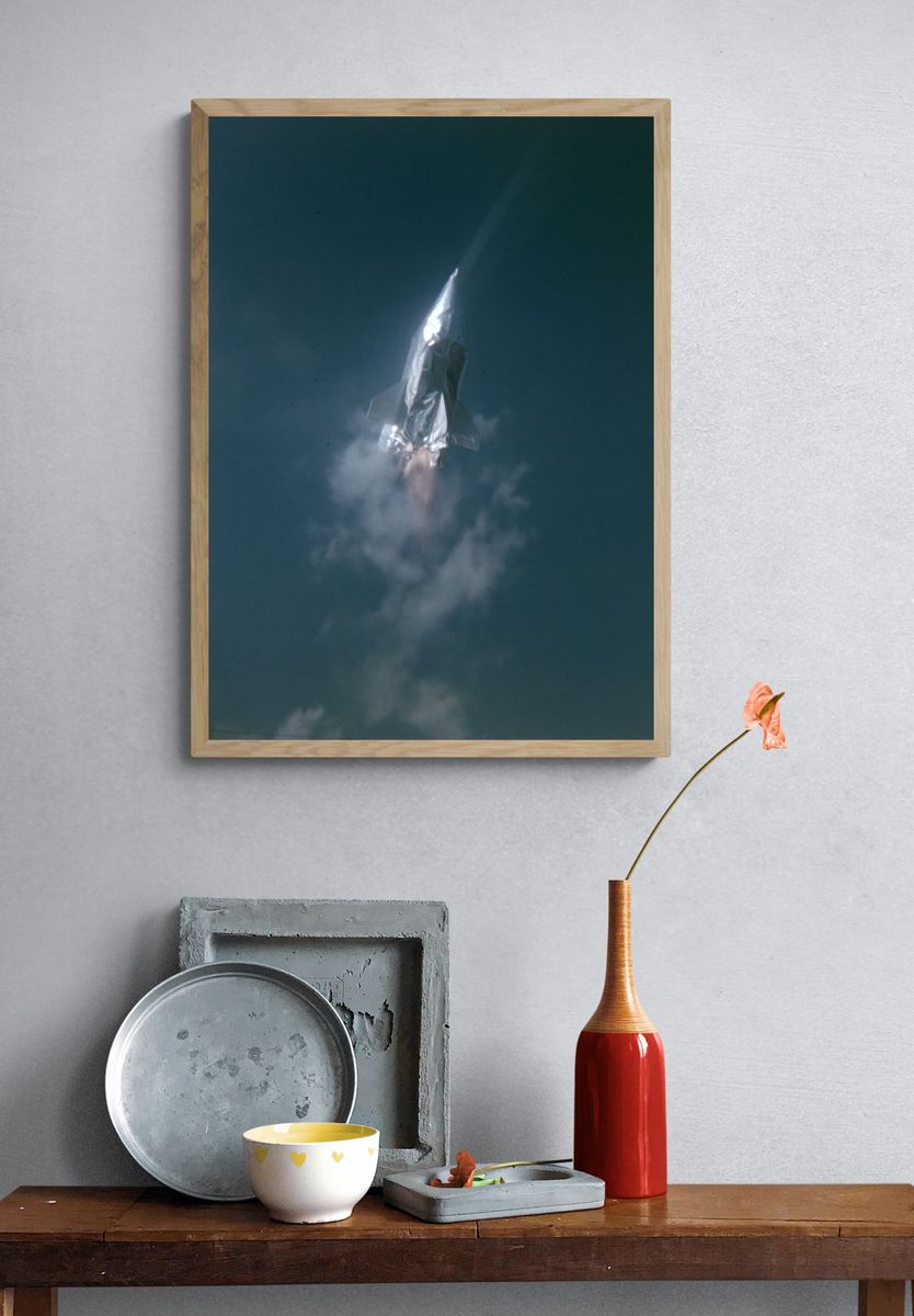 Rocket Launch Photography Poster. — room view 3