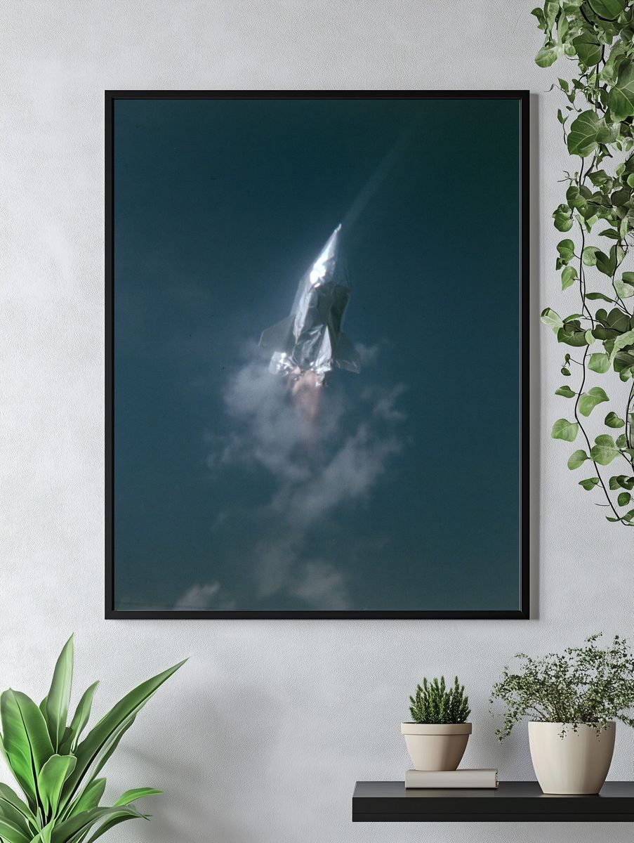 Rocket Launch Photography Poster. — room view 4