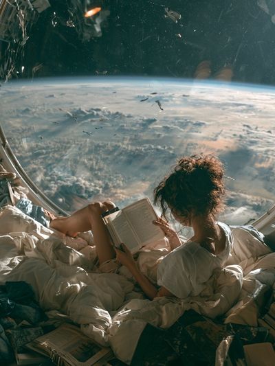 Orbital Reading Nook Space Print.
