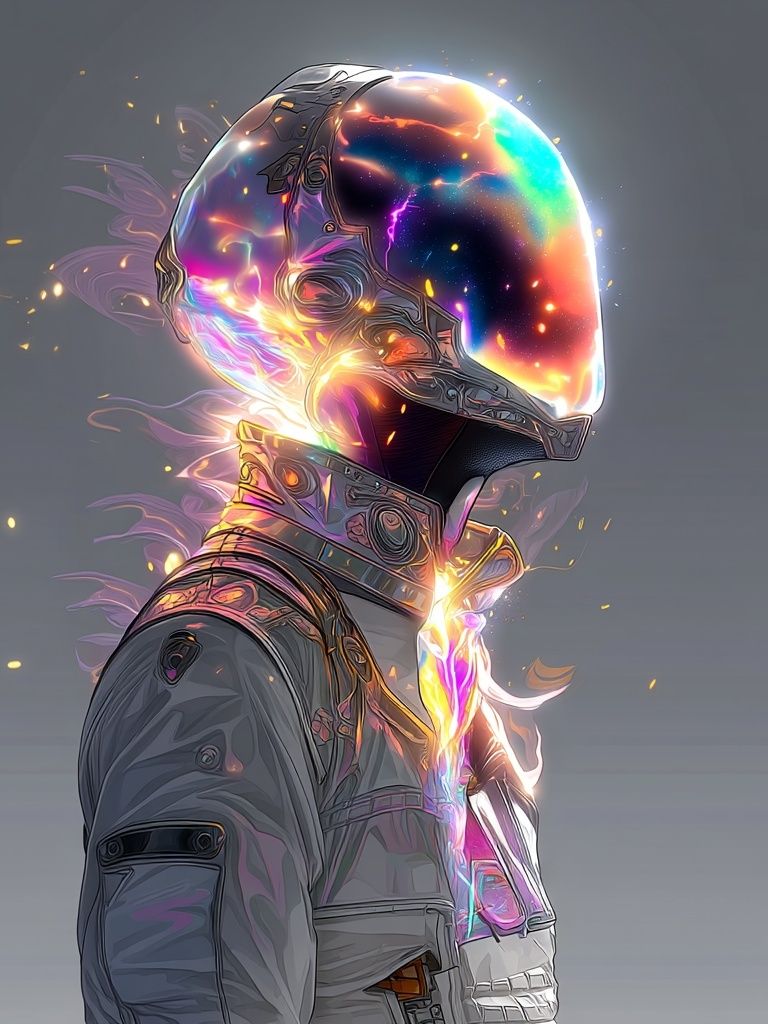 Cosmic Astronaut Illustration Poster. poster — space art