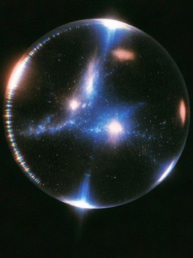 Cosmic Glass Sphere Poster. poster detail